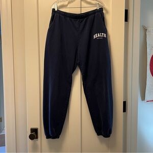 Sporty & Rich - Health Sweatpants, Navy XL